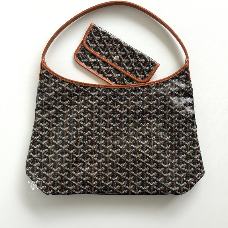 99新🆕 Goyard 戈雅 Hobo 黑棕-1