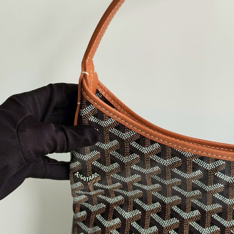 99新🆕 Goyard 戈雅 Hobo 黑棕-16