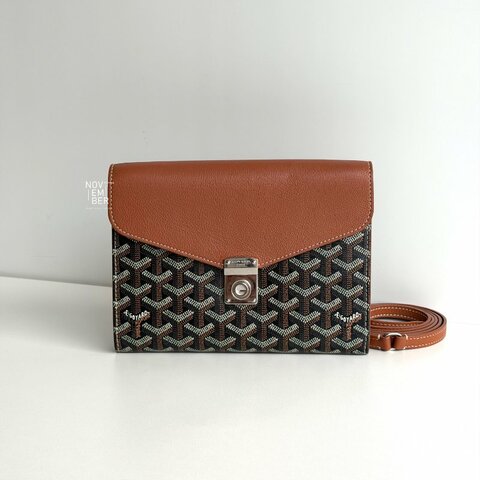 閒置新有購證🙌🏻 Goyard 戈雅 Chypre Wallet-Pouch 相機包 棕