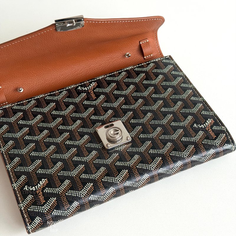 閒置新有購證🙌🏻 Goyard 戈雅 Chypre Wallet-Pouch 相機包 棕-2