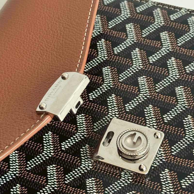 閒置新有購證🙌🏻 Goyard 戈雅 Chypre Wallet-Pouch 相機包 棕-15