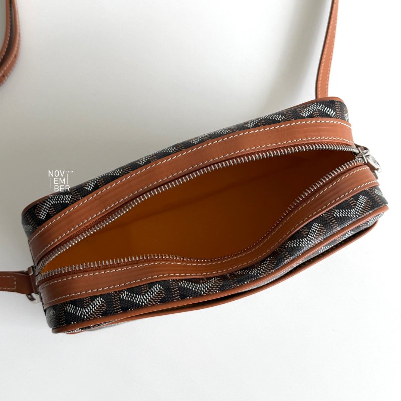 99新🆕 Goyard 戈雅 Cap-Vert PM Bag 相機包 黑棕-3