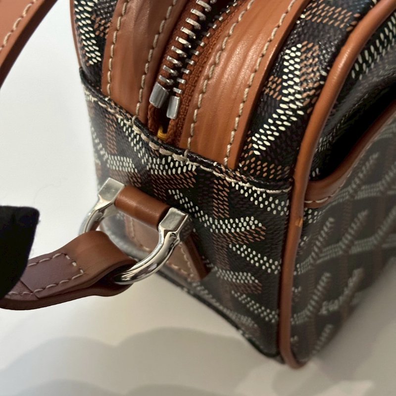 99新🆕 Goyard 戈雅 Cap-Vert PM Bag 相機包 黑棕-8