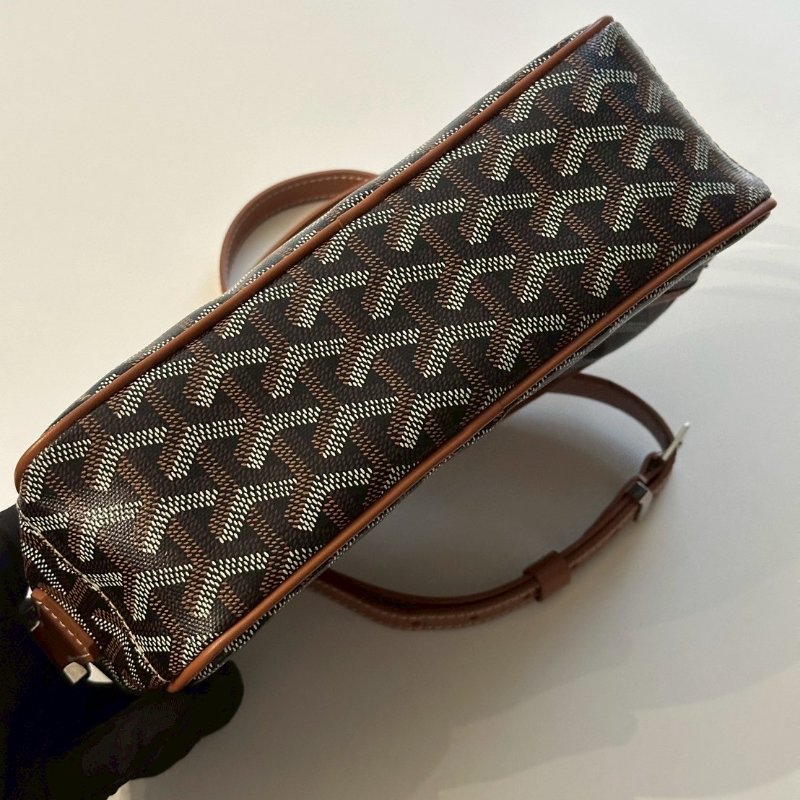 99新🆕 Goyard 戈雅 Cap-Vert PM Bag 相機包 黑棕-12