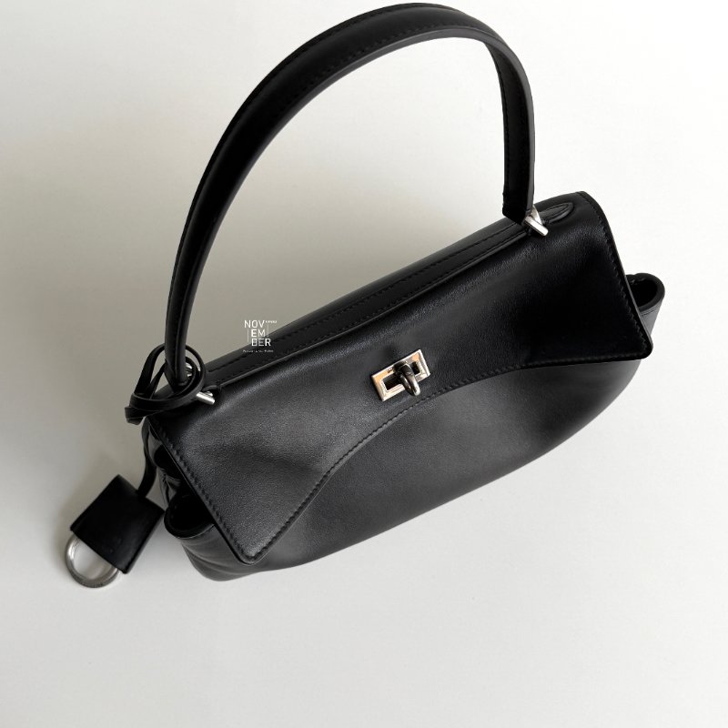 98新🖤 Balenciaga 巴黎世家 Rodeo 黑色銀釦 S號-1