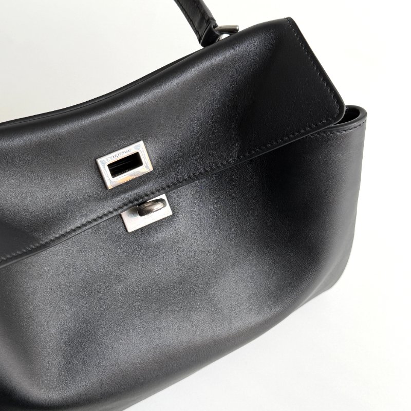 98新🖤 Balenciaga 巴黎世家 Rodeo 黑色銀釦 S號-5