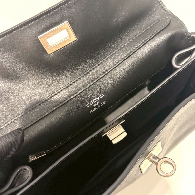 98新🖤 Balenciaga 巴黎世家 Rodeo 黑色銀釦 S號-8