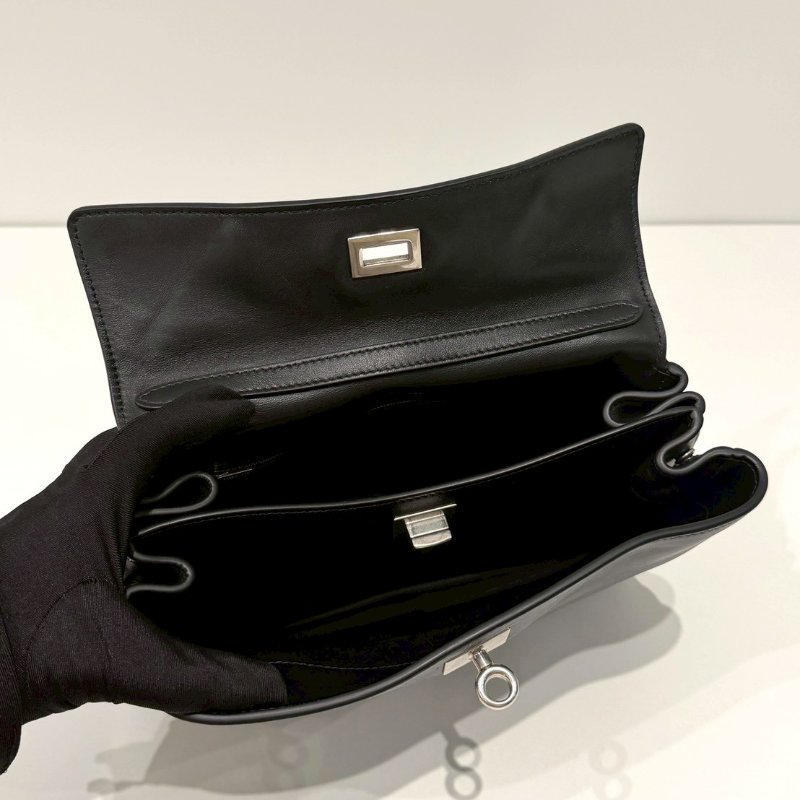 98新🖤 Balenciaga 巴黎世家 Rodeo 黑色銀釦 S號-9