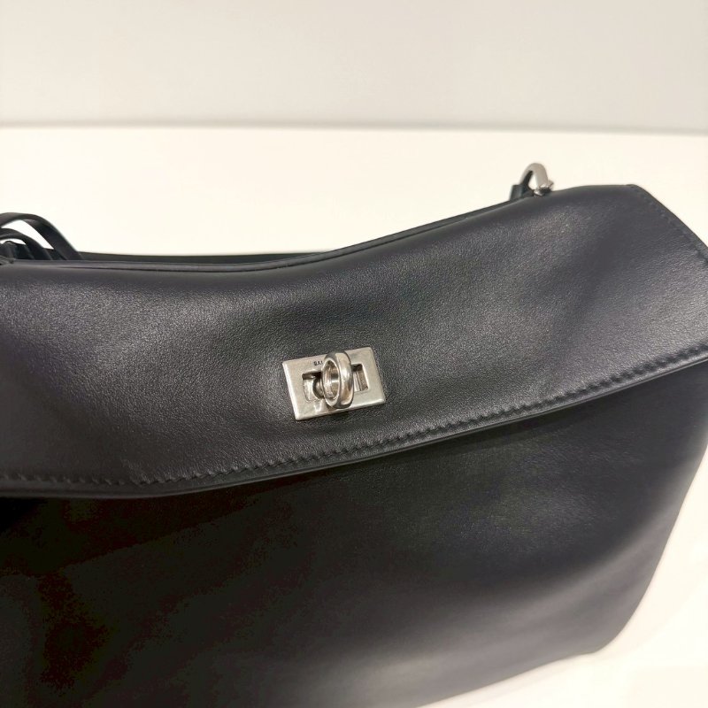 98新🖤 Balenciaga 巴黎世家 Rodeo 黑色銀釦 S號-15