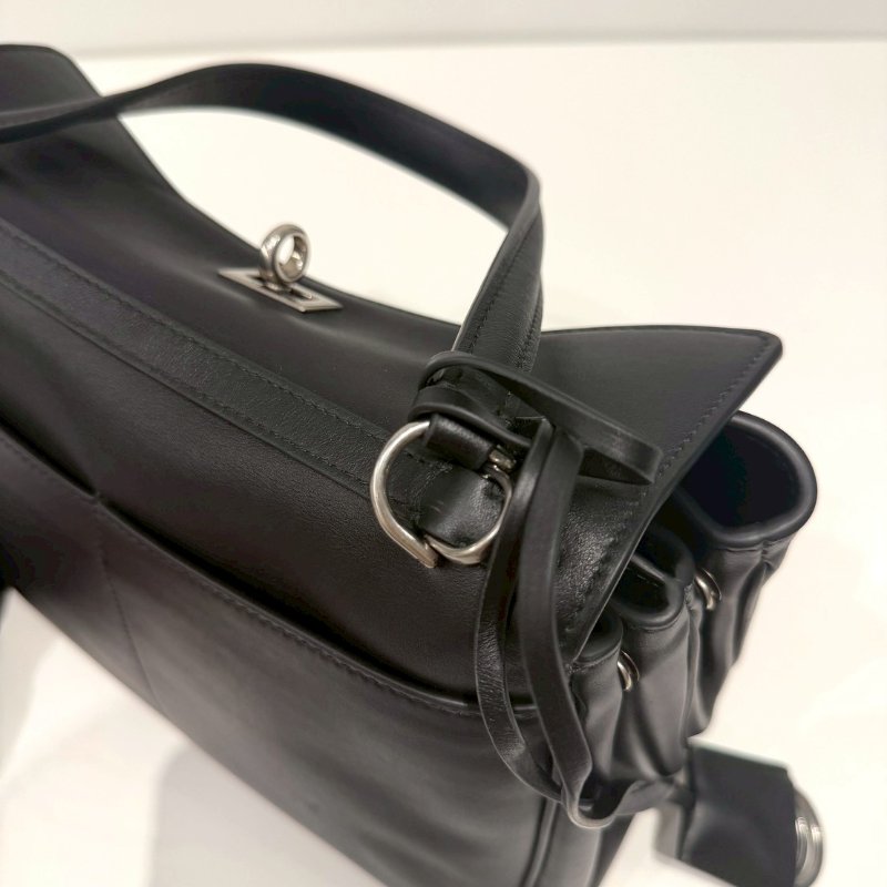 98新🖤 Balenciaga 巴黎世家 Rodeo 黑色銀釦 S號-16