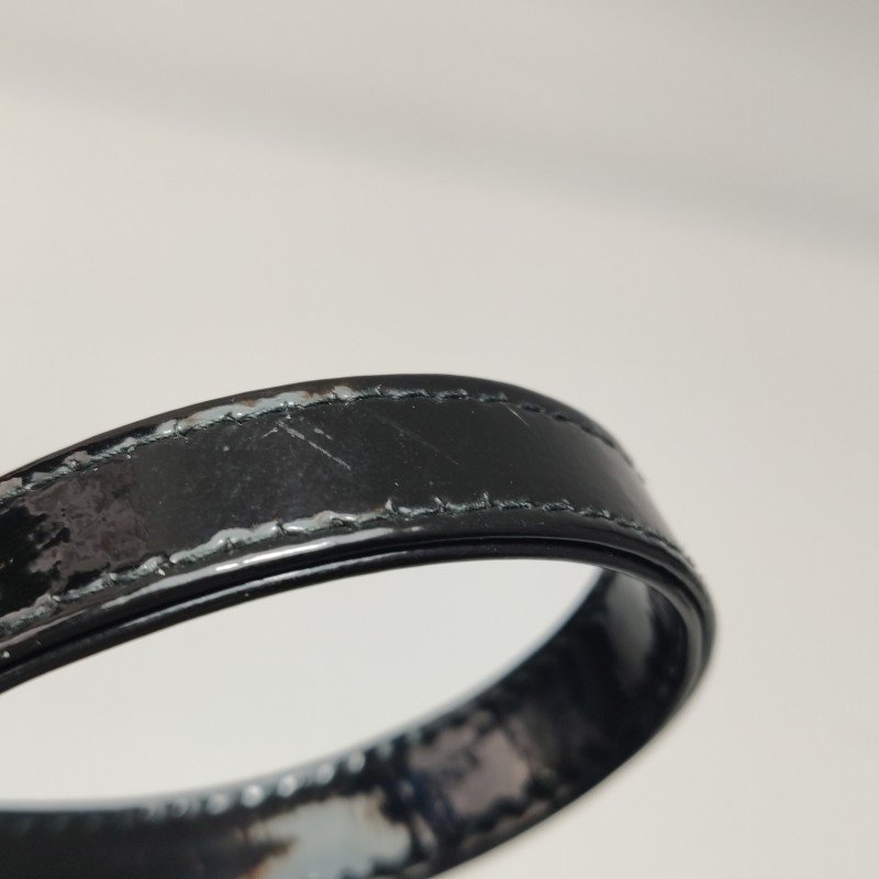 Dior Lady Dior戴妃包大號漆皮藤格紋字母Logo吊飾斜挎包單肩包-10