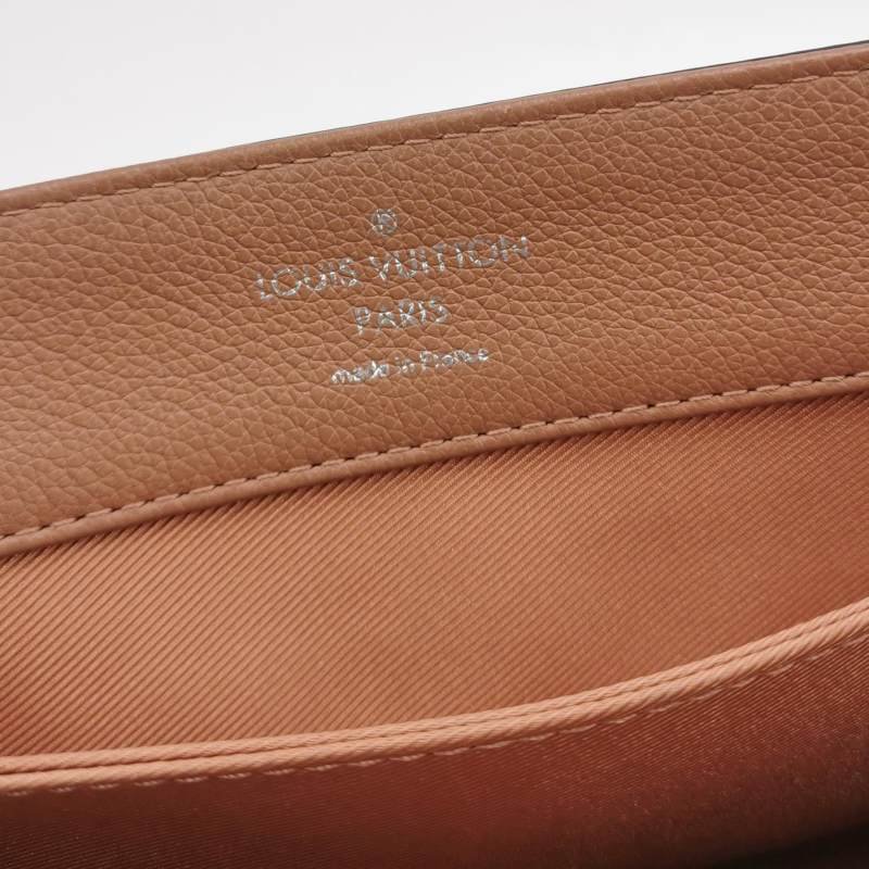 Louis Vuitton(LV)Lockme牛皮撞色LV轉鎖斜挎包單肩包-7