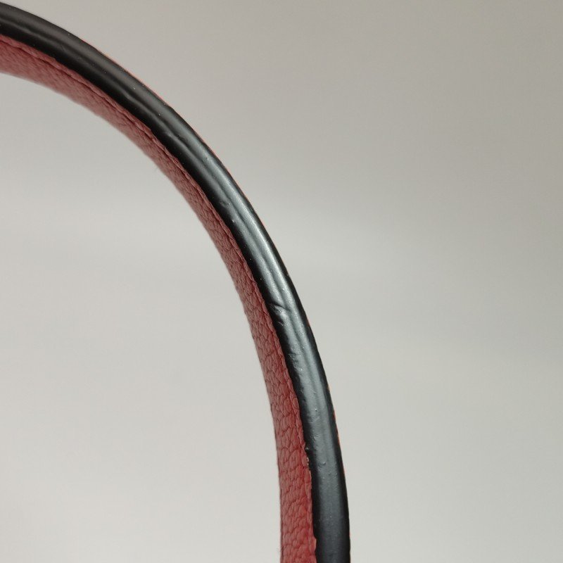 Louis Vuitton(LV)Lockme牛皮撞色LV轉鎖斜挎包單肩包-21