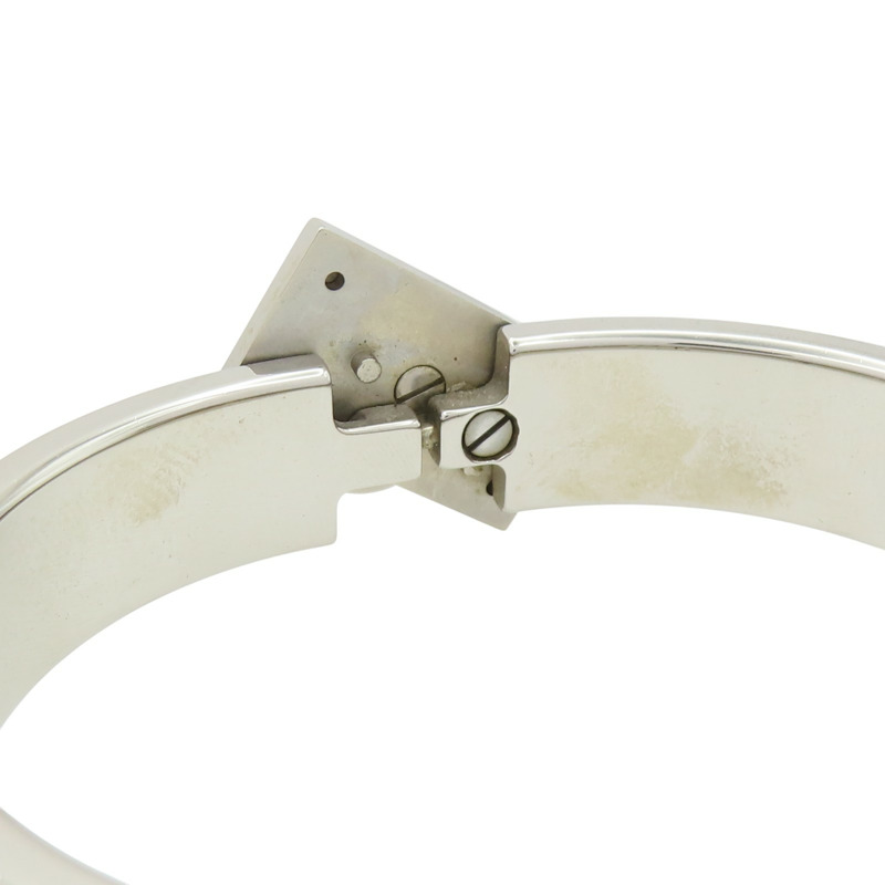 黑色琺瑯 銀色鍍金 Clic Anneau 手環【HERMES 愛馬仕】-5