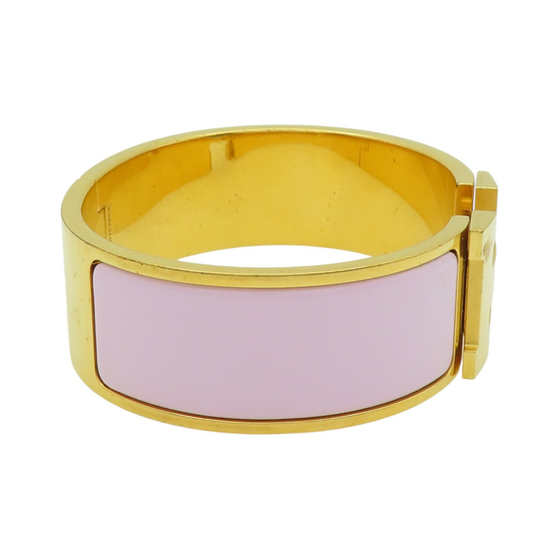 薰衣草紫琺瑯 鍍金屬 Clic Clac H手環【HERMES 愛馬仕】 H300001F-2