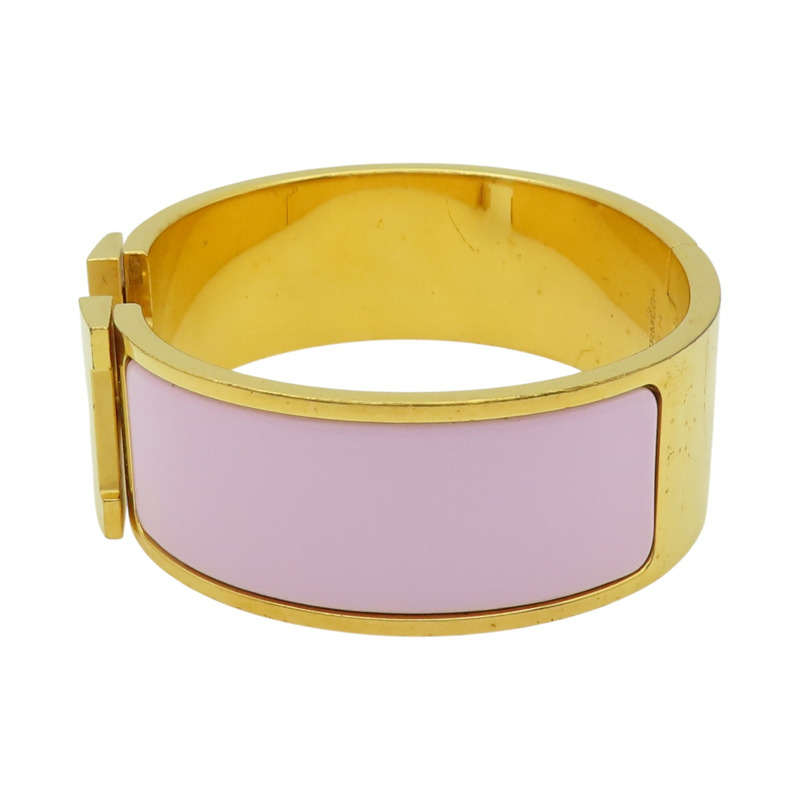 薰衣草紫琺瑯 鍍金屬 Clic Clac H手環【HERMES 愛馬仕】 H300001F-3