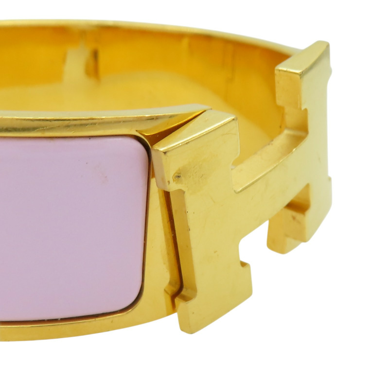 薰衣草紫琺瑯 鍍金屬 Clic Clac H手環【HERMES 愛馬仕】 H300001F-11