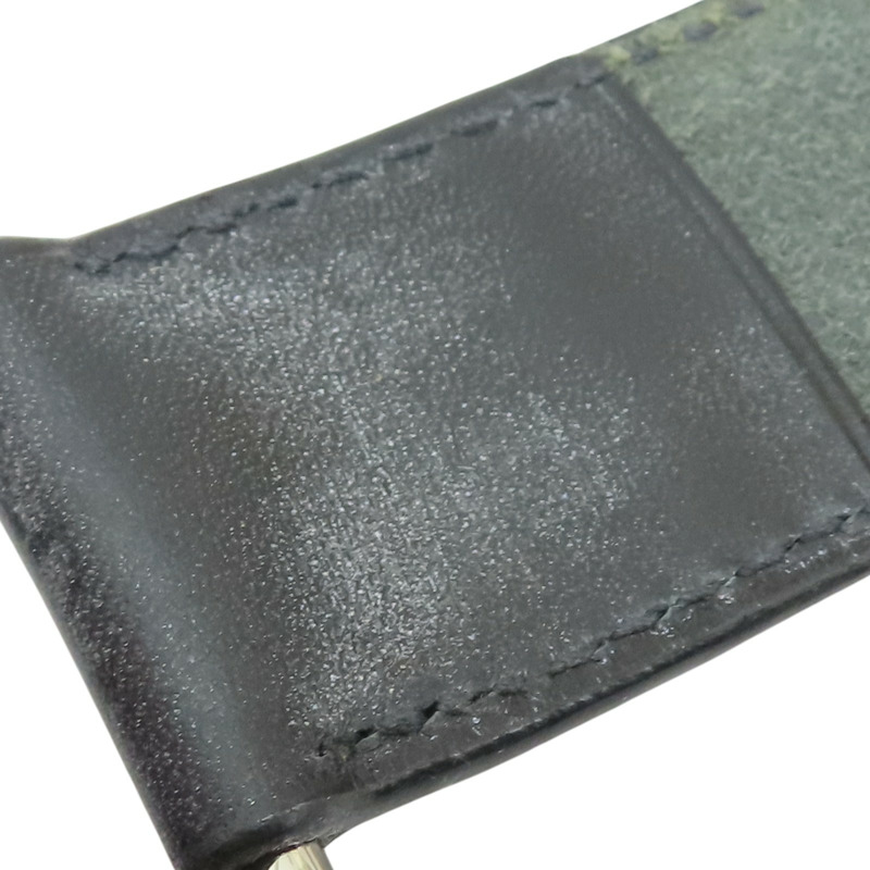 黑色牛皮 Etriviere 皮帶 口N刻【HERMES 愛馬仕】-10