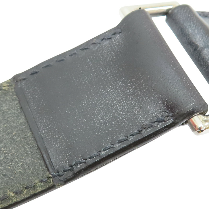 黑色牛皮 Etriviere 皮帶 口N刻【HERMES 愛馬仕】-11