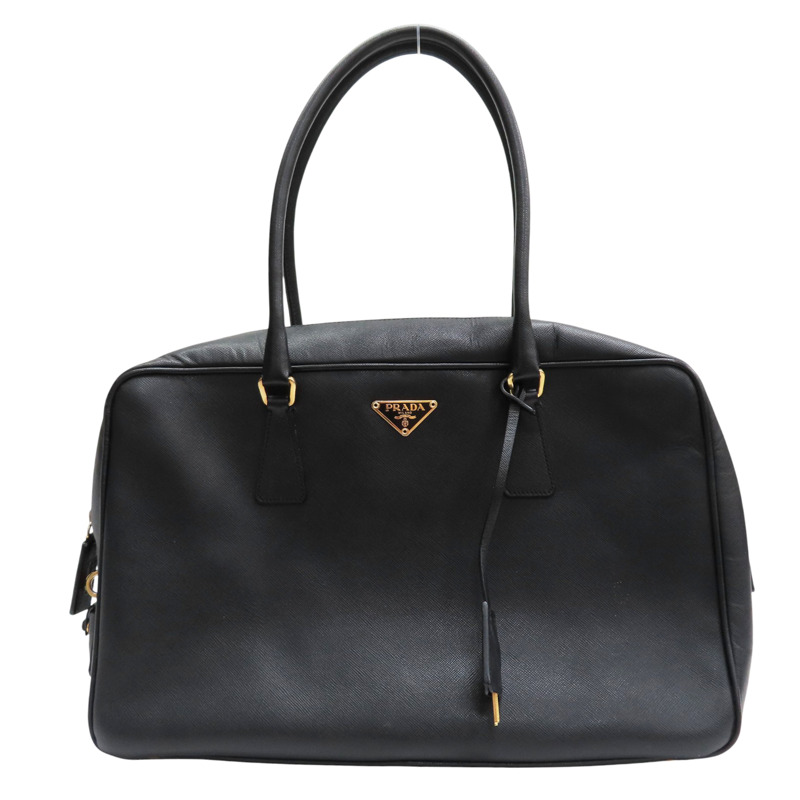 黑色 牛皮 手提包【PRADA 普拉達】 BL0094-0