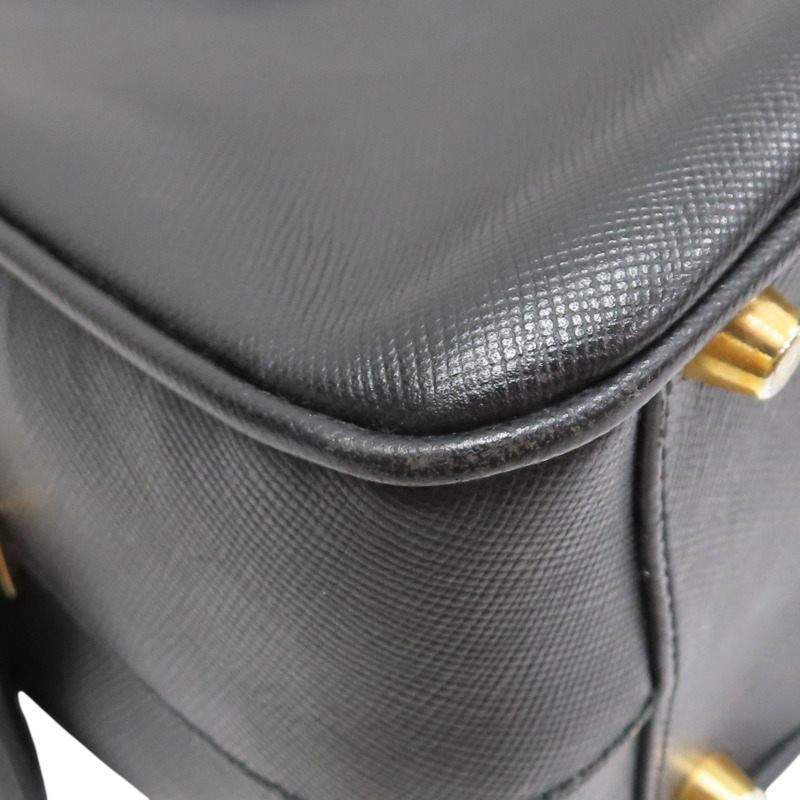 黑色 牛皮 手提包【PRADA 普拉達】 BL0094-8