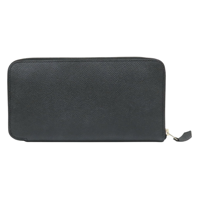 黑色 Epsom牛皮 Azap Long 拉鍊 長夾 T刻【HERMES 愛馬仕】-1