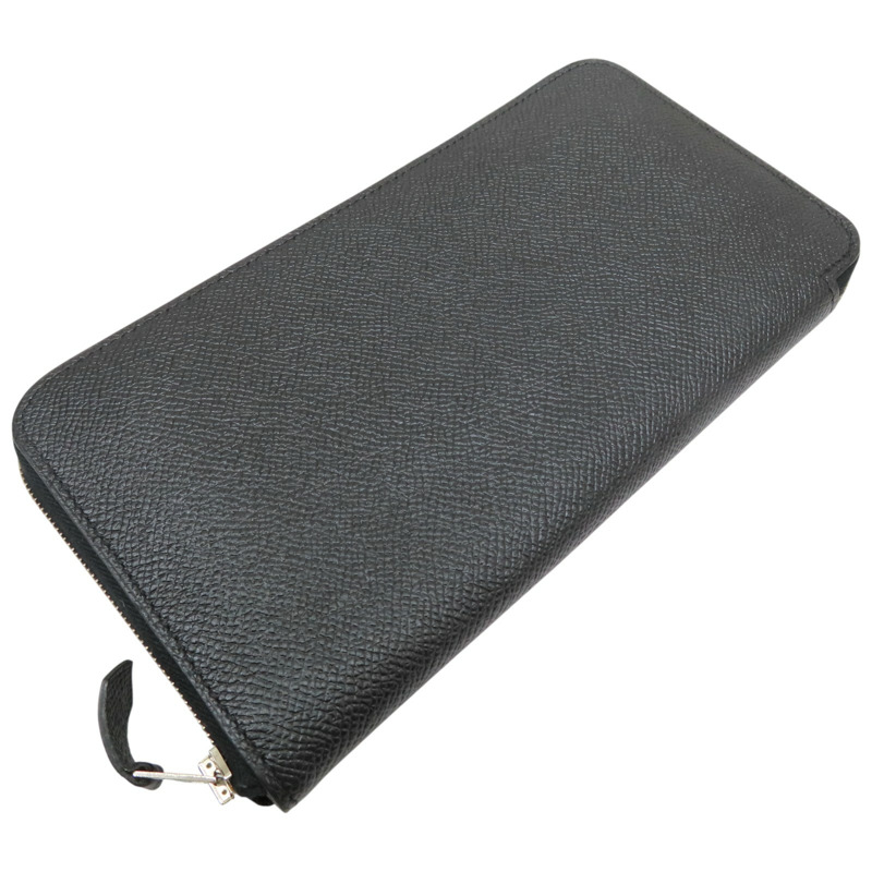 黑色 Epsom牛皮 Azap Long 拉鍊 長夾 T刻【HERMES 愛馬仕】-2