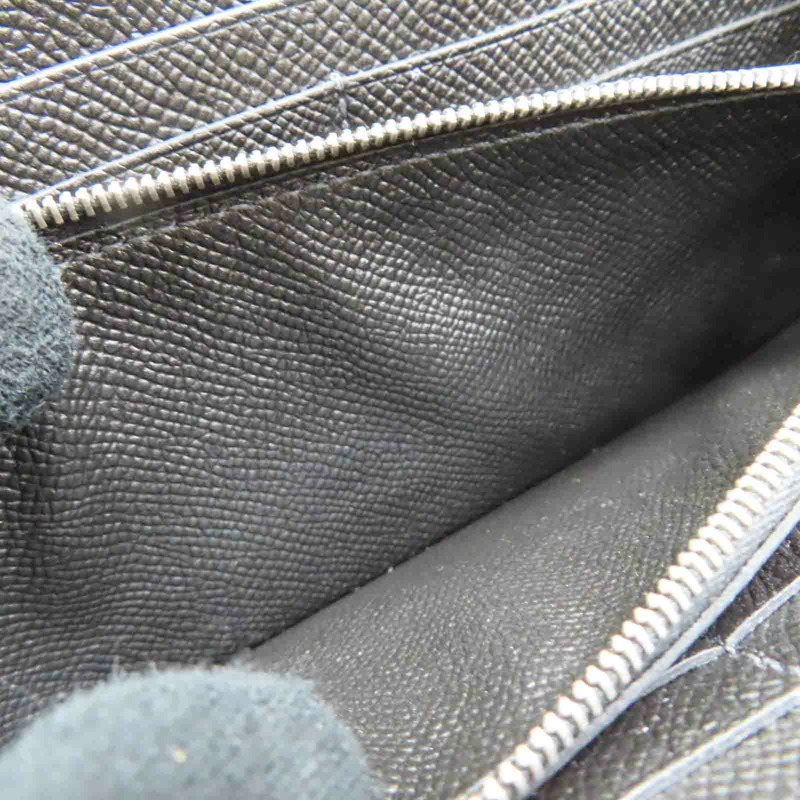 黑色 Epsom牛皮 Azap Long 拉鍊 長夾 T刻【HERMES 愛馬仕】-7