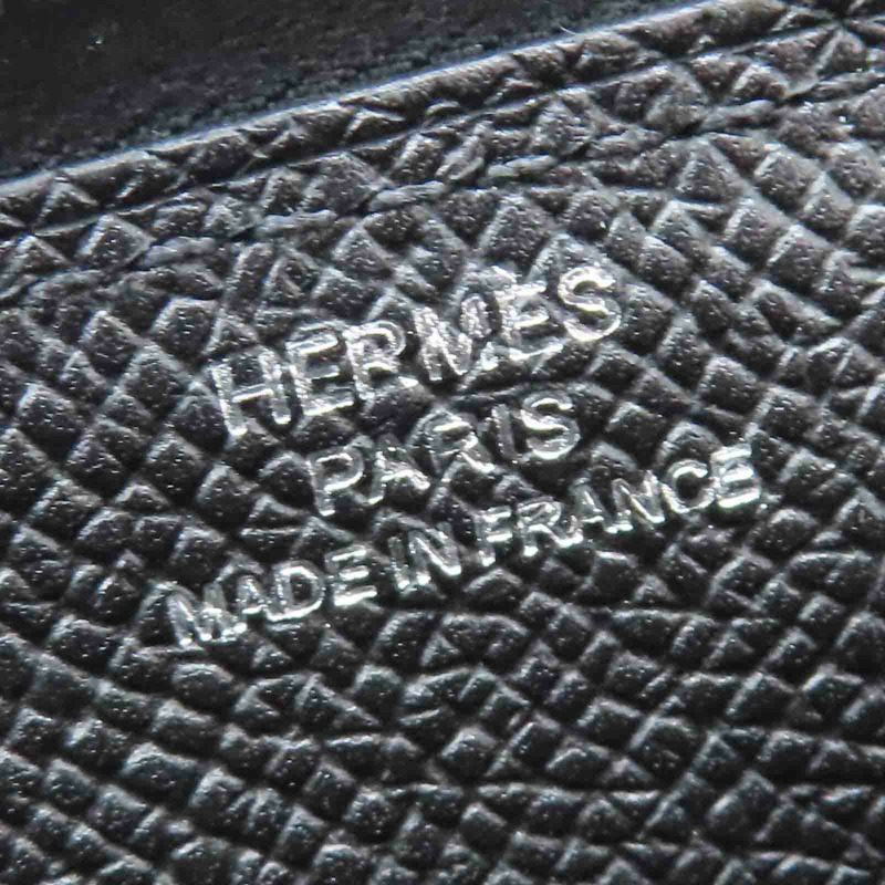 黑色 Epsom牛皮 Azap Long 拉鍊 長夾 T刻【HERMES 愛馬仕】-8