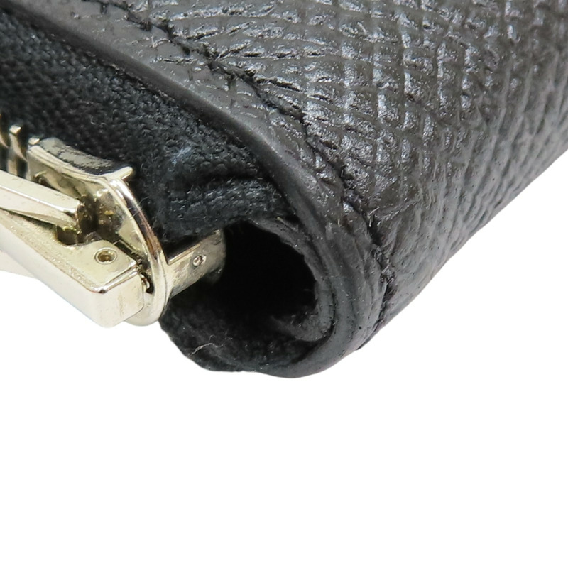 黑色 Epsom牛皮 Azap Long 拉鍊 長夾 T刻【HERMES 愛馬仕】-11