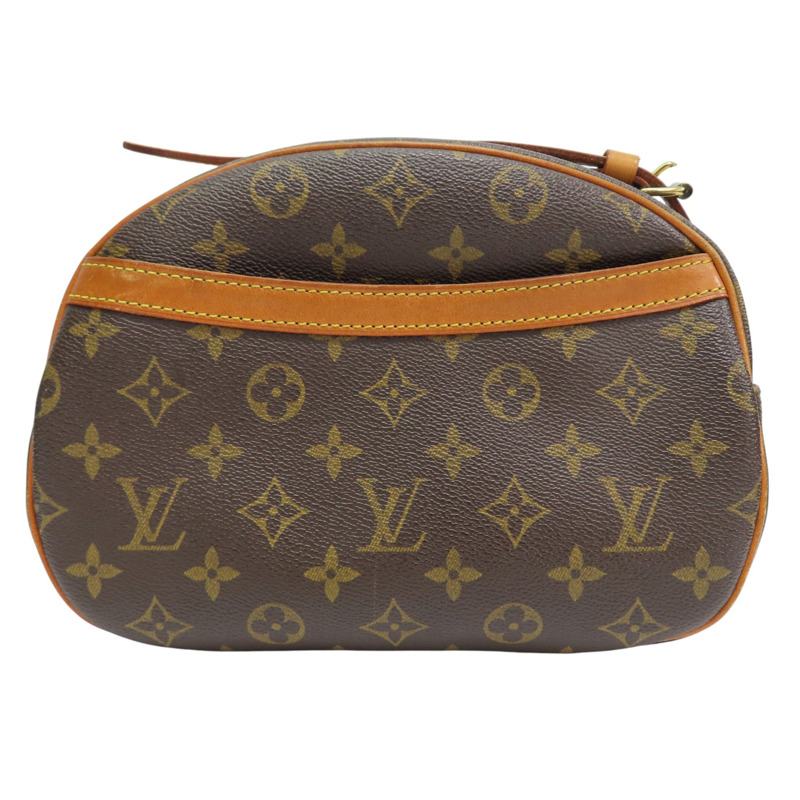 棕色 原花 帆布 Blois 肩背包【LOUIS VUITTON LV 路易威登】 M51221-0