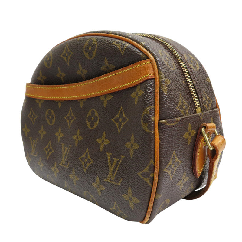 棕色 原花 帆布 Blois 肩背包【LOUIS VUITTON LV 路易威登】 M51221-2