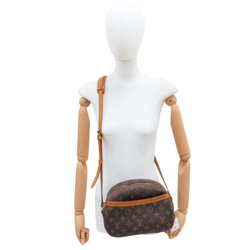 棕色 原花 帆布 Blois 肩背包【LOUIS VUITTON LV 路易威登】 M51221-8