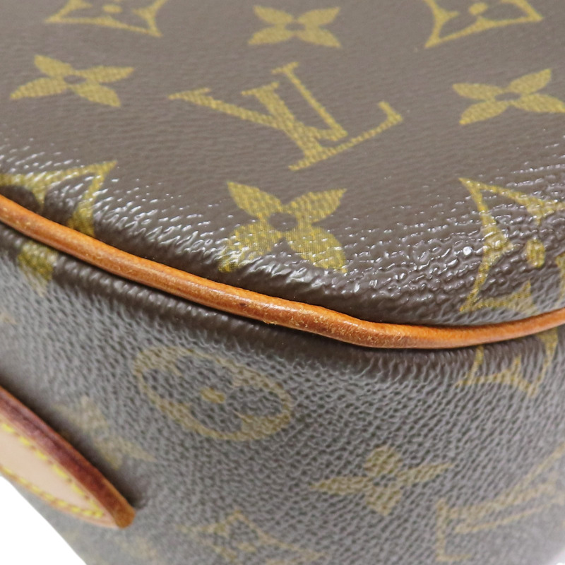 棕色 原花 帆布 Blois 肩背包【LOUIS VUITTON LV 路易威登】 M51221-9