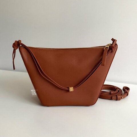 閒置新🙌🏻 LOEWE 羅意威 Hammock Hobo 棕