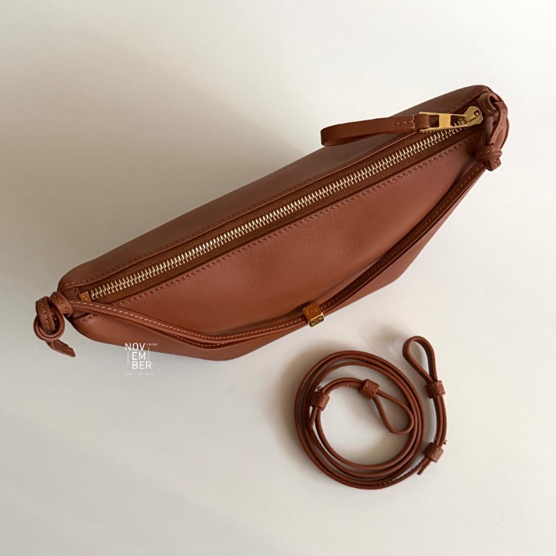 閒置新🙌🏻 LOEWE 羅意威 Hammock Hobo 棕-2