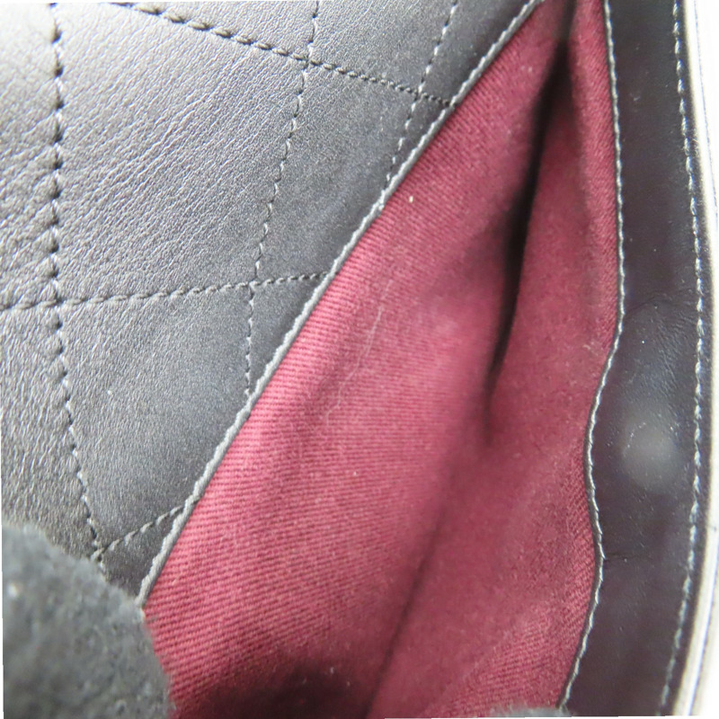 黑色 菱格紋牛皮 Flap Bag 肩背包【CHANEL 香奈兒】-6