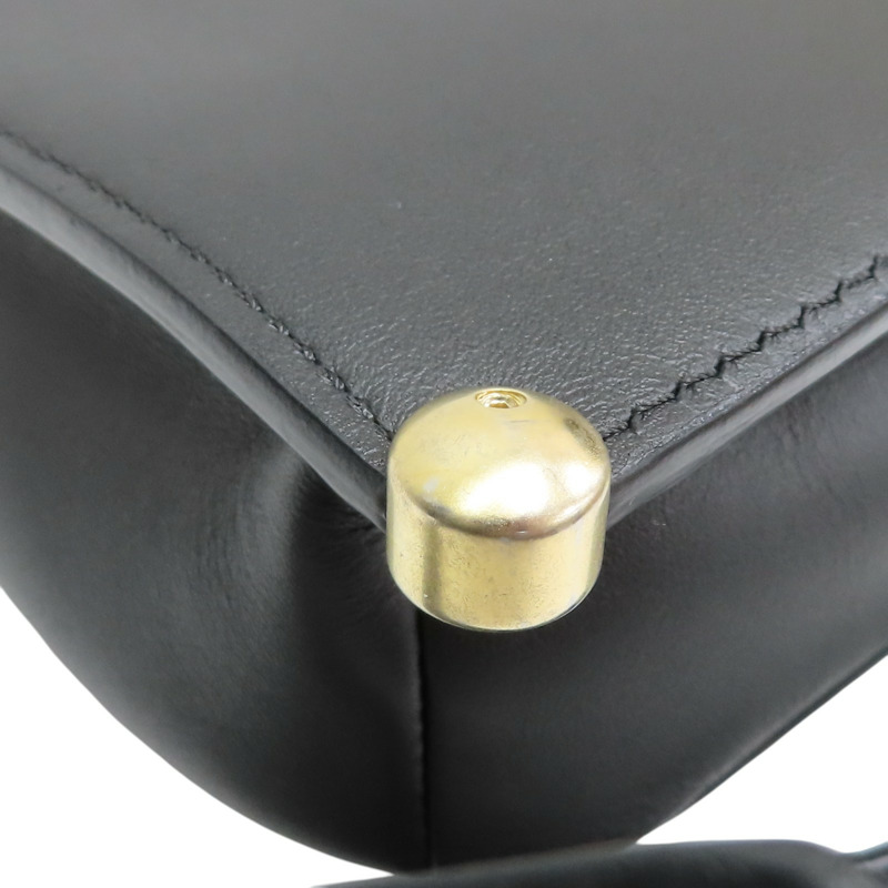 黑色 菱格紋牛皮 Flap Bag 肩背包【CHANEL 香奈兒】-17