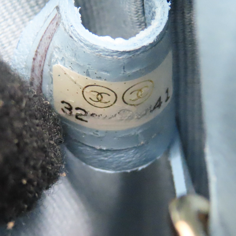 藍色 菱格紋羊皮 MINI 水桶包 肩背包【CHANEL 香奈兒】-7