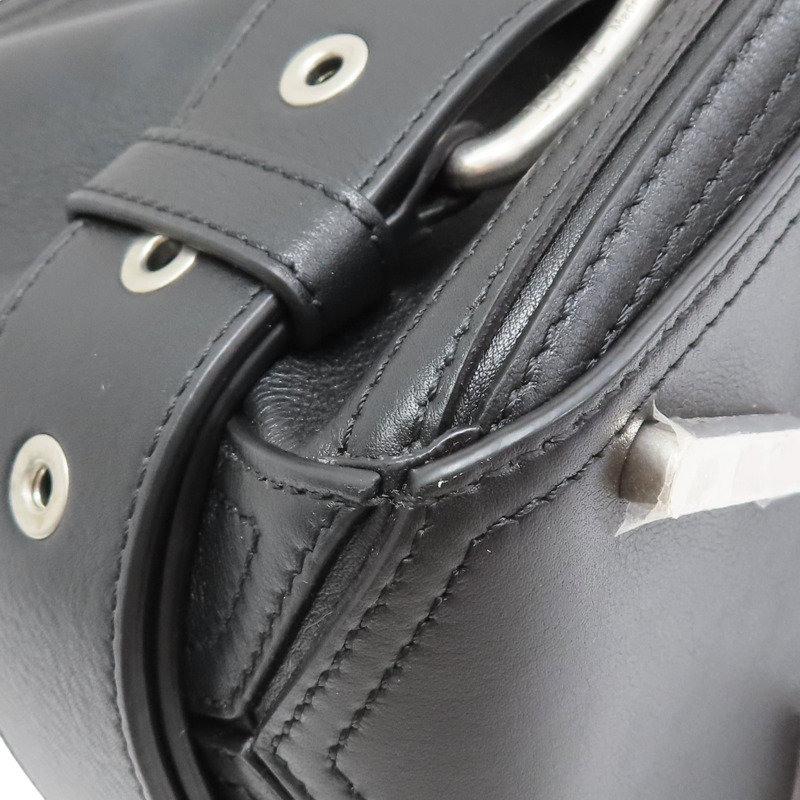 黑色 牛皮 肩背包【LOEWE 羅威】 B510BP1X01-8