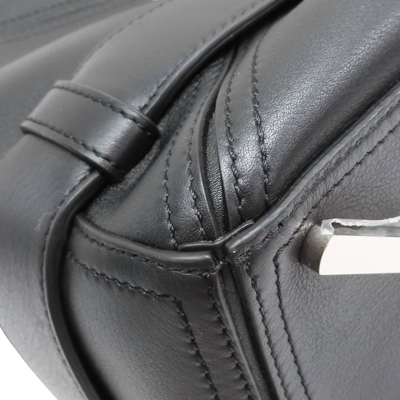 黑色 牛皮 肩背包【LOEWE 羅威】 B510BP1X01-10