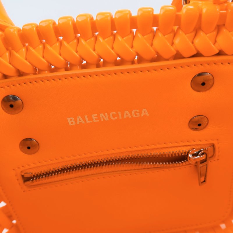 Balenciaga Bistro超小號純色字母logo斜挎包單肩包-7