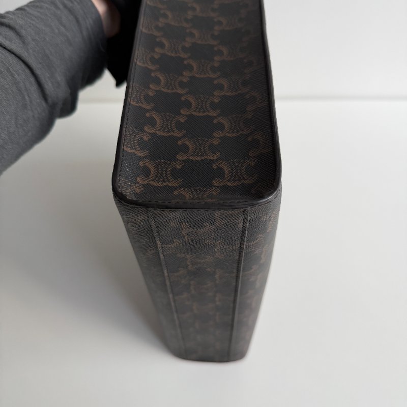 閒置新🙌🏻 Celine 瑟琳 Vertical Cabas 老花托特包 大號-6