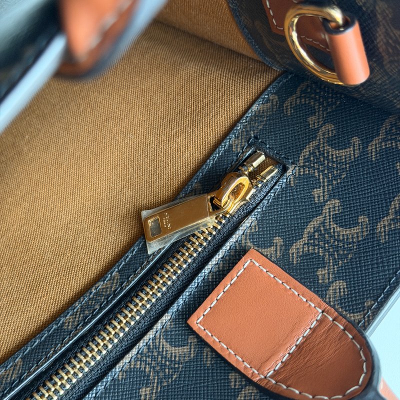 閒置新🙌🏻 Celine 瑟琳 Vertical Cabas 老花托特包 大號-15