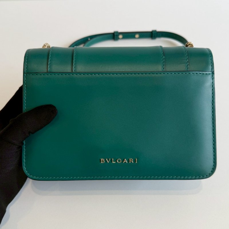 閒置新🙌🏻 Bvlgari 寶格麗 Serpenti Forever 斜揹包 綠-8