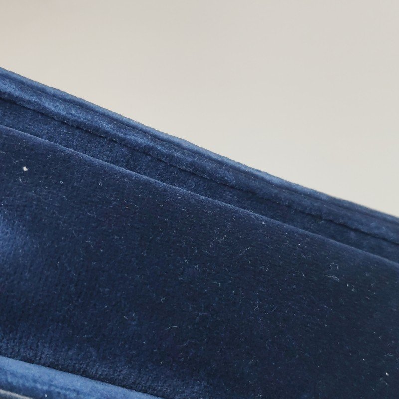 Chanel Leboy季節限定款小號羊皮絨布方形雙C鎖扣單肩包-18