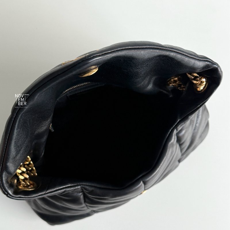 閒置新🙌🏻 Saint Laurent YSL 聖羅蘭 Puffer 黑金小號-4