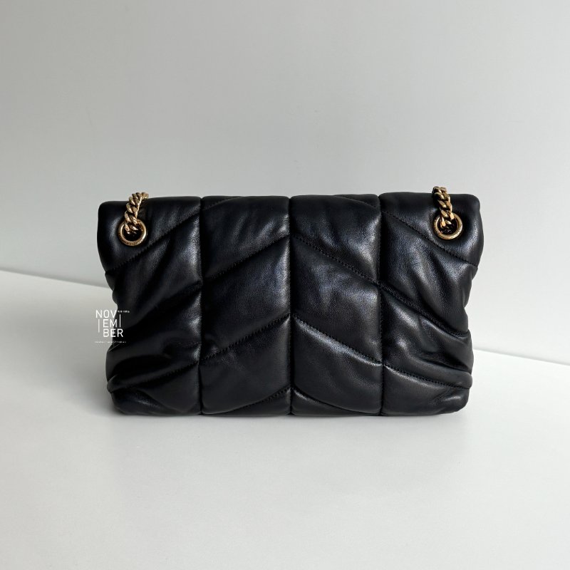 閒置新🙌🏻 Saint Laurent YSL 聖羅蘭 Puffer 黑金小號-6