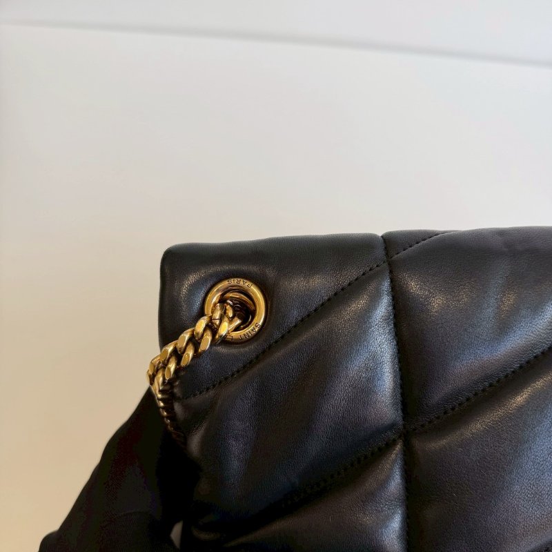 閒置新🙌🏻 Saint Laurent YSL 聖羅蘭 Puffer 黑金小號-7