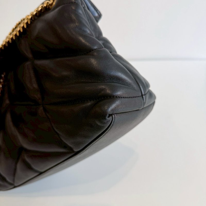 閒置新🙌🏻 Saint Laurent YSL 聖羅蘭 Puffer 黑金小號-15